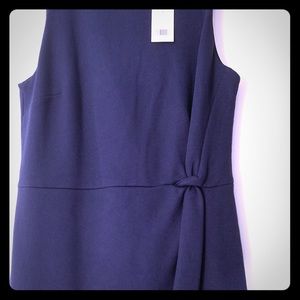 Banana Republic side twist faux wrap sheath dress